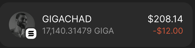 Bought more $GIGA