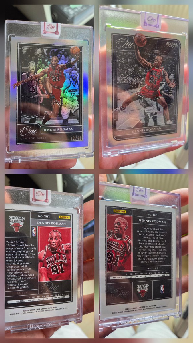 BrivaSeb's tweet image. Hello les cards addict.

Je vends ces deux petites Rodman pour 80€ fdpi.
Si vous êtes intéressé ou que vous voulez plus de photos, faites moi signe👋