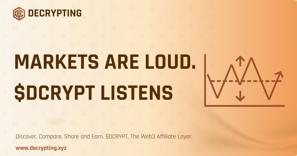 L🅾️SEYI★ (@danielolan89318) on Twitter photo Sometimes, the loudest projects aren’t the ones that last.
The real game-changers build quietly, steadily, with vision.
That’s what <a href="/Decrypting_xyz/">Decrypting</a> is doing.
It’s not just about hype it’s about creating a system where affiliate revenue flows back to the community, where Sometimes, the loudest projects aren’t the ones that last.
The real game-changers build quietly, steadily, with vision.
That’s what <a href="/Decrypting_xyz/">Decrypting</a> is doing.
It’s not just about hype it’s about creating a system where affiliate revenue flows back to the community, where