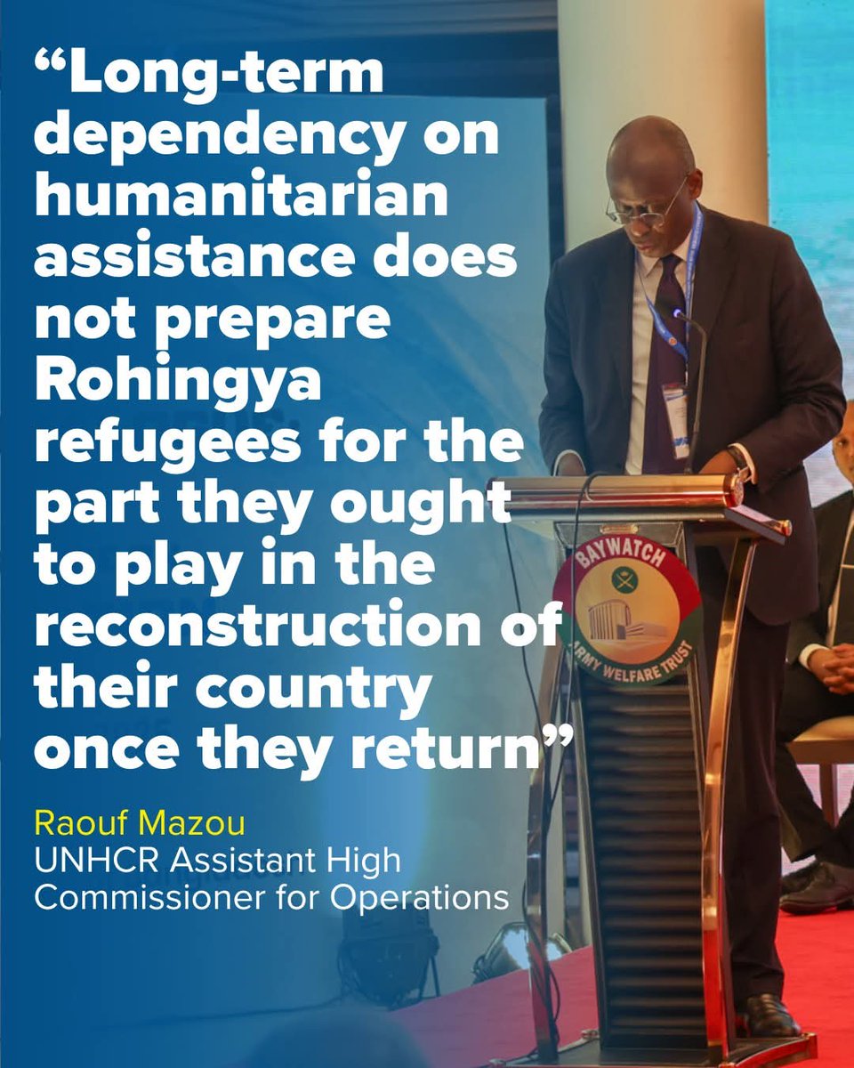 Full statement: 👇

unhcr.org/asia/news/spee…

United Nations in Bangladesh
Rohingya Response ISCG Cox's Bazar