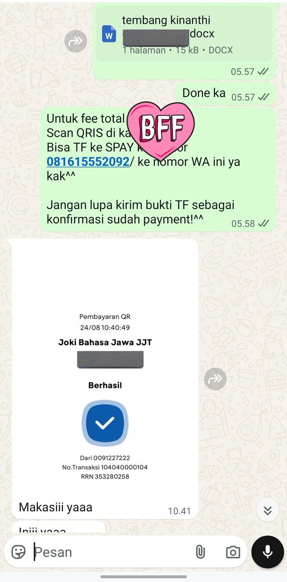 JJTugas's tweet photo. Testi joki bahasa jawa
🌟 tembang macapat kinanthi 🌟

Testi real time pat pts bahasa jawa
Joki bahasa jawa tugas, PR
- Profesional 
- Bisa via WA, email, DM
- Hasil bisa berupa ketikan, Ms.Word
- Aksara jawa bisa diketik/ ditulis tangan
Fastres https://t.co/S6lsZdvY8d https://t.co/13c7pDCY8r