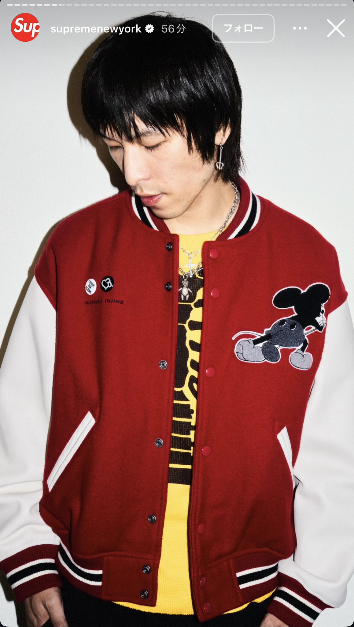 NUMBER (N)INE × Disney ミッキーマウス supreme Supreme and Number (N)ine are bringing back the Mickey Mouse