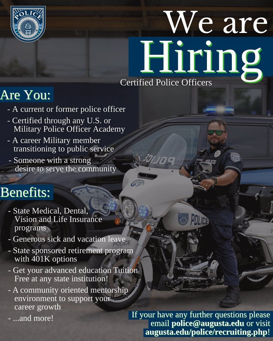 Augusta University Police tweet media