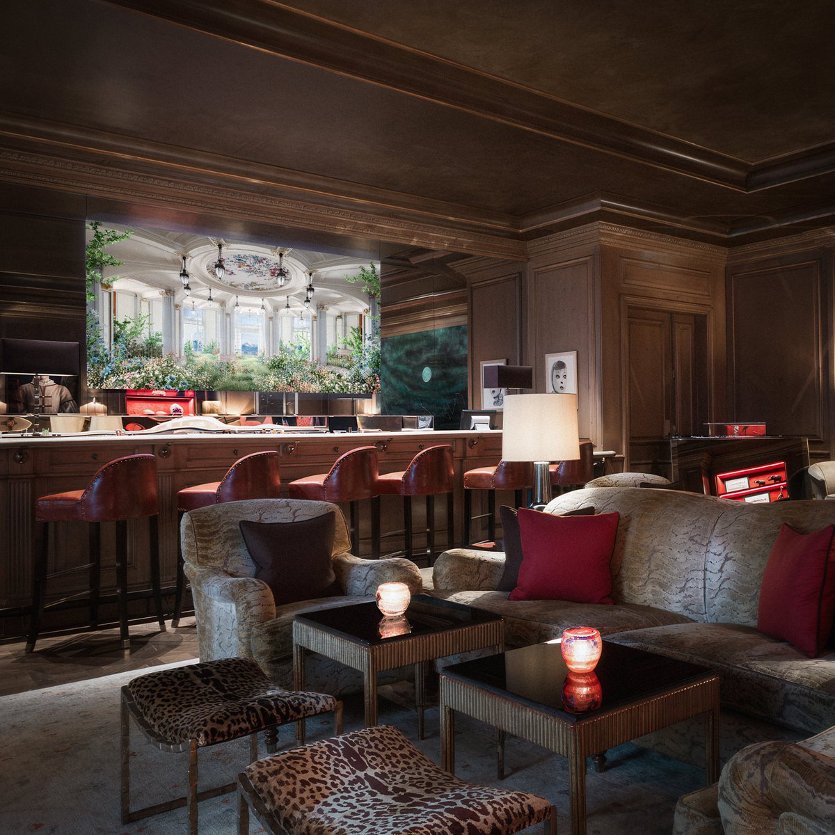 Curated by <a href="/MarleneCorbun/">Marlene Corbun</a> the work is part of 'Between Worlds' exhibition on display in the iconic La Bristol Paris.