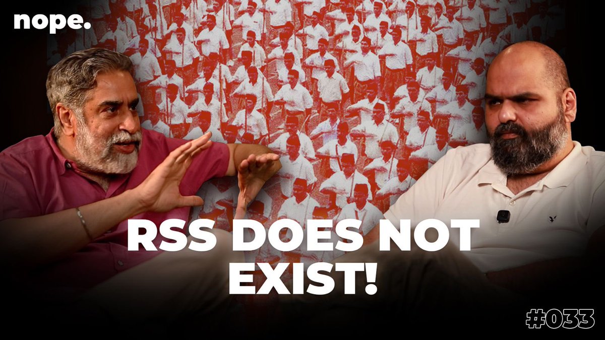 Nope | Episode 33 | RSS an unregistered “NGO”
youtu.be/4RLMAEndhSI