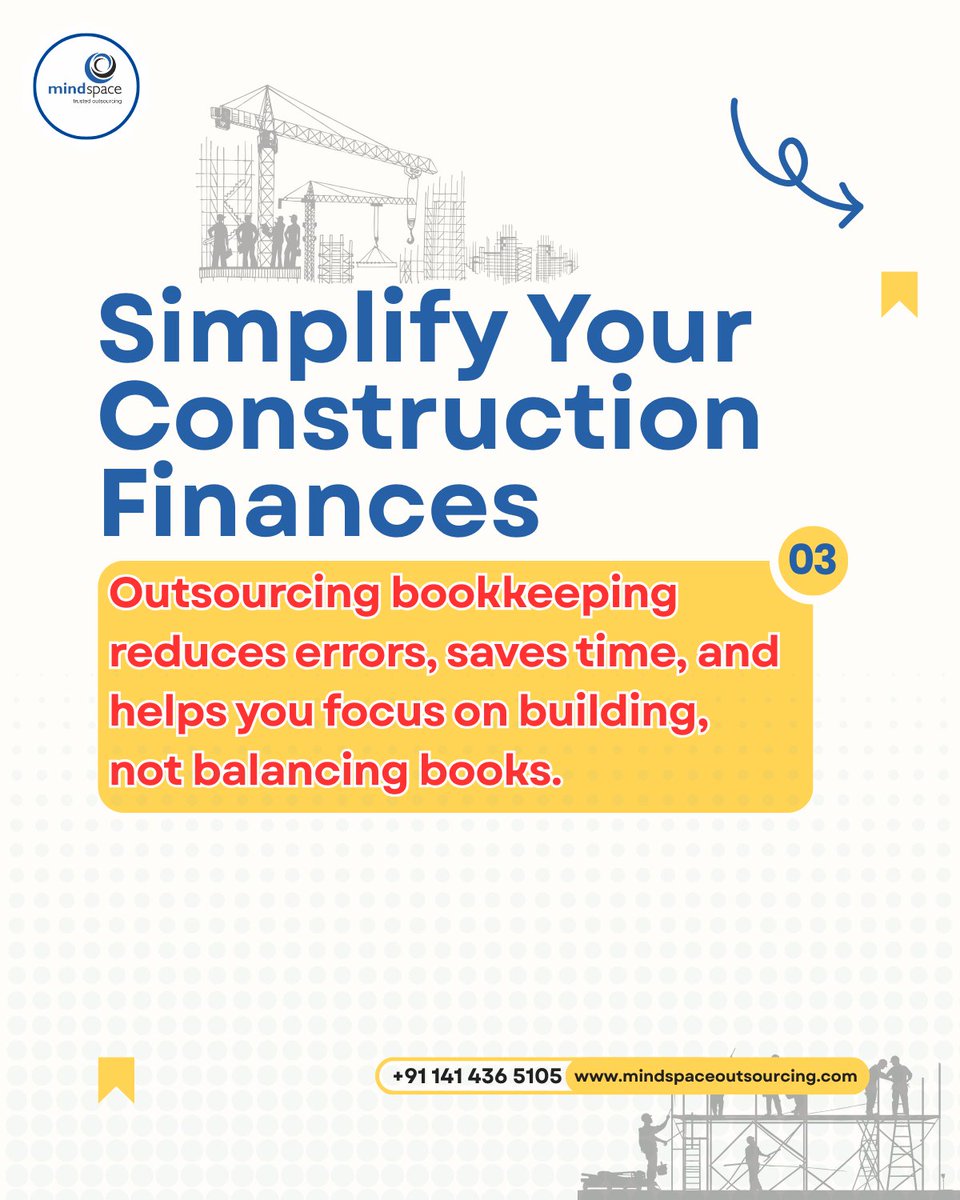 Construction is all about precision—but your finances shouldn’t be messy. 🏗️💰
From tracking costs to managing cash flow, smart bookkeeping helps your projects stay profitable and stress-free. 
#ConstructionAccounting #BookkeepingForBuilders #ConstructionFinance #JobCosting