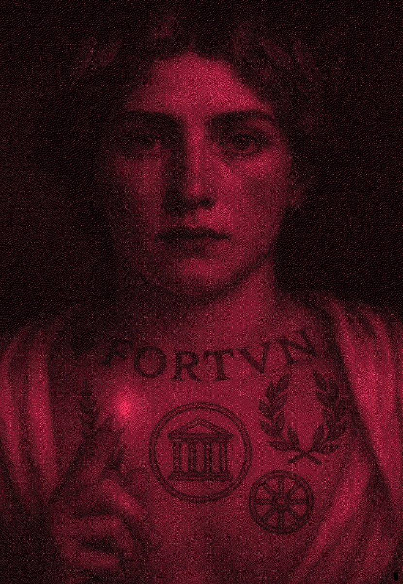 Approach, strong Fortune, with propitious mind
and rich abundance, to my prayer inclined.

Placid, and gentle Hekate, mightly named,
imperial Artemis, born of Pluto famed.

she loves magenta