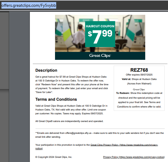 Great Clips Haircut Coupons $5 Printable 2026 tweet media