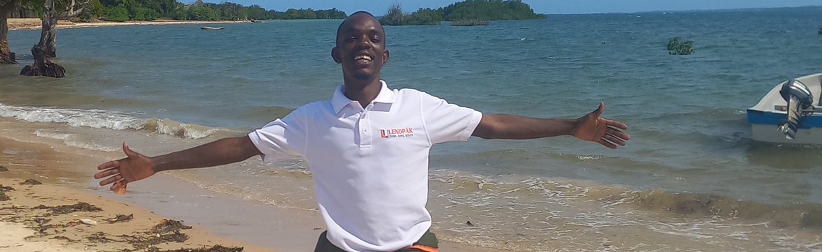 Marking the boundary extent of a parcel near the shores of Shimoni Beach, with a beautiful view of Wasini Island. Exquisite