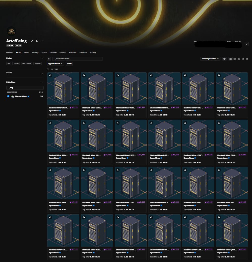 So far:

26 Miners were bought this past weekend

2 have already been set up 

2 more should go live in a few hours

Less than 50 <a href="/AOBMiningPool/">AOB Mining</a> NFTs till sell out

Me and <a href="/cyrotrading/">Cyro</a> None stop Grinding and working for this to be a great success. 

AOB Mining Pool is right