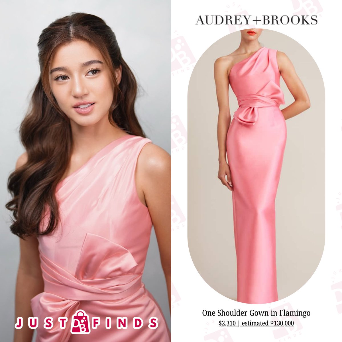 justDBfinds's tweet photo. Glowing in pink 🩷✨

#BelleMariano
—Audrey + Brooks One Shoulder Gown in Flamingo

#JustDBFinds https://t.co/MdZmGgDeBj