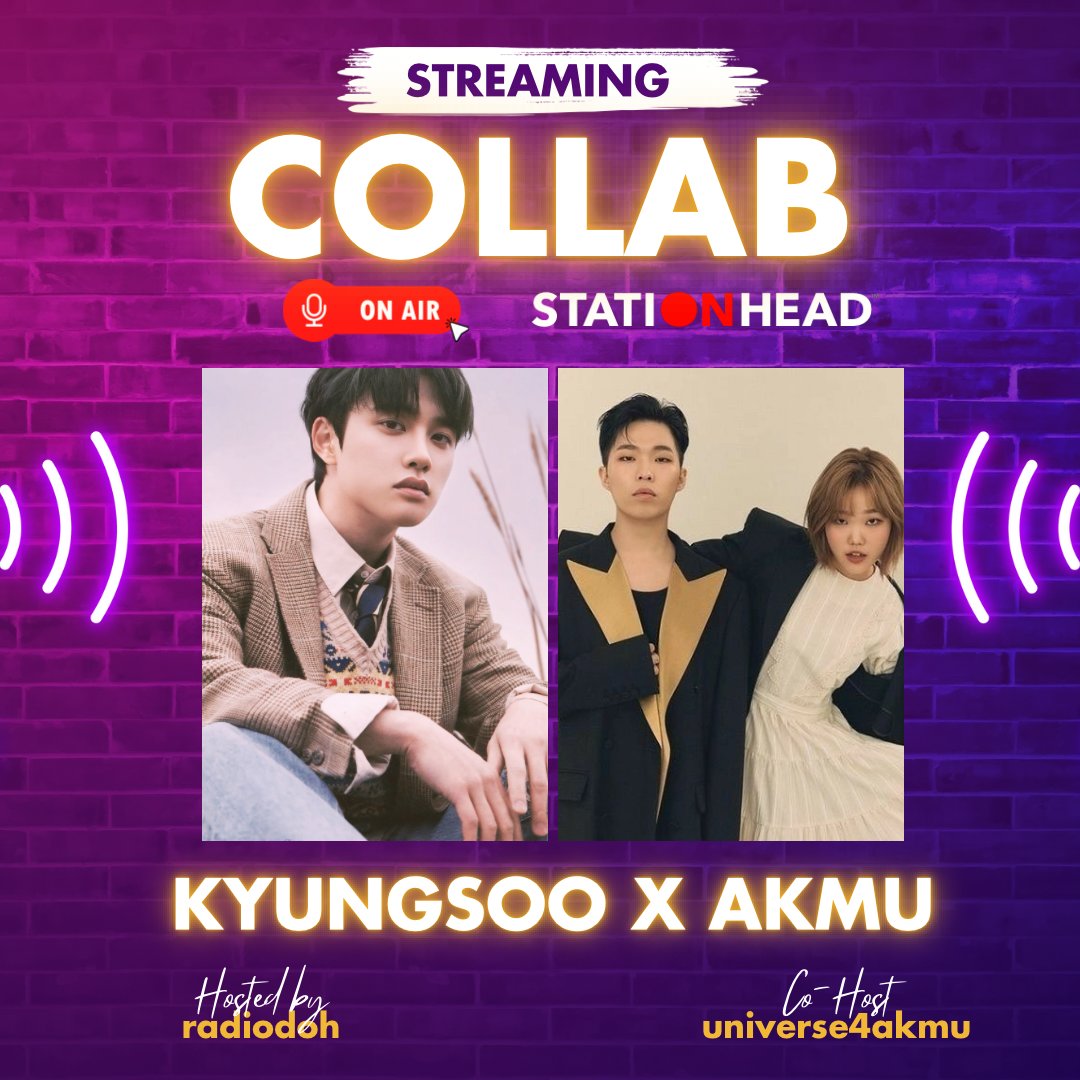 RADIODOH (@radiodoh) on Twitter photo Ha, we're so excited we confused our dates!
Radiodoh is hosting tonight's AKMU X KYUNGSOO collab with <a href="/universe4akmu/">Strawberry Peach ๐</a>!
Come join us at
stationhead.com/radiodoh Ha, we're so excited we confused our dates!
Radiodoh is hosting tonight's AKMU X KYUNGSOO collab with <a href="/universe4akmu/">Strawberry Peach ๐</a>!
Come join us at
stationhead.com/radiodoh