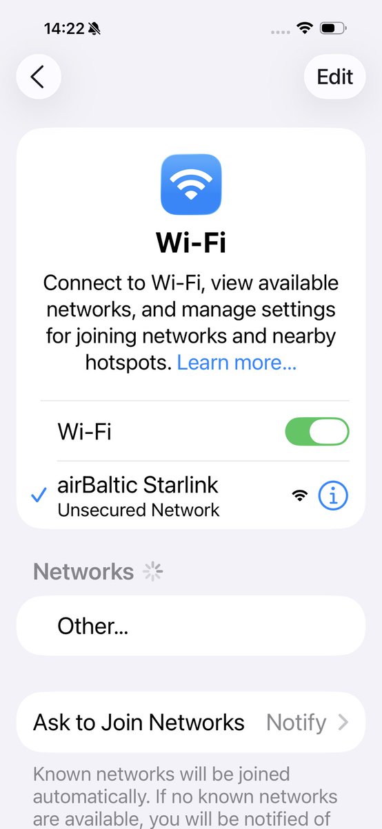 rolfweiss's tweet photo. Great in flight experience ⁦@airBaltic⁩ ⁦@Starlink⁩ https://t.co/tsP5aI7caC