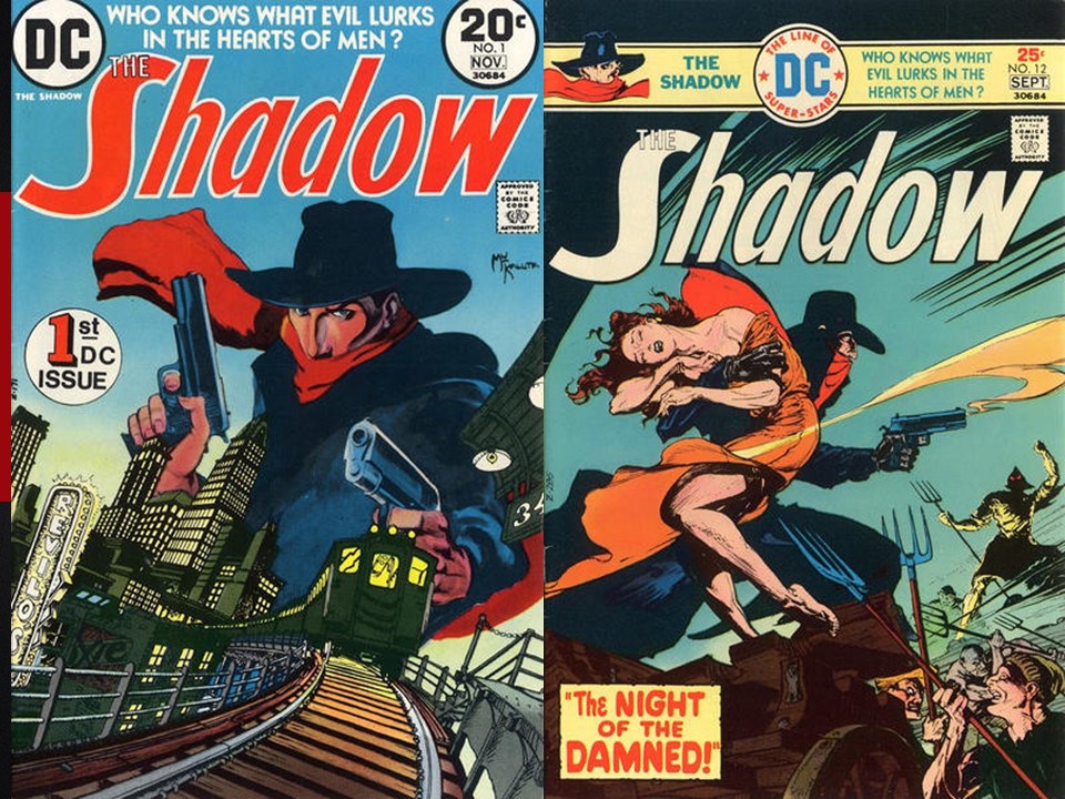 Celebrating artist Mike Kaluta on his birthday with his covers to the Shadow.  davescomicheroes.blogspot.com/2025/08/celebr…