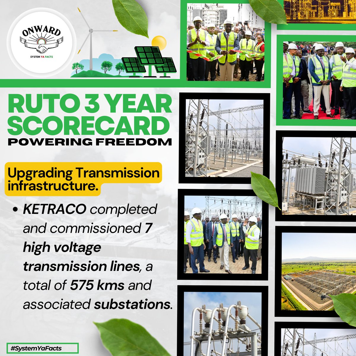 Kenya rising again under the leadership of William Ruto. #PoweringBETA 
Delivering The Plan.