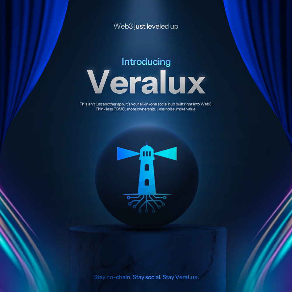 GM CT,

Web3 just got leveled up, this is changing the narrative of social interaction.

It's more than an app, it's more than social interaction,
Watch this space...

Stay-on-chain❗️ Stay Social 💯 Stay Veralux 🙌