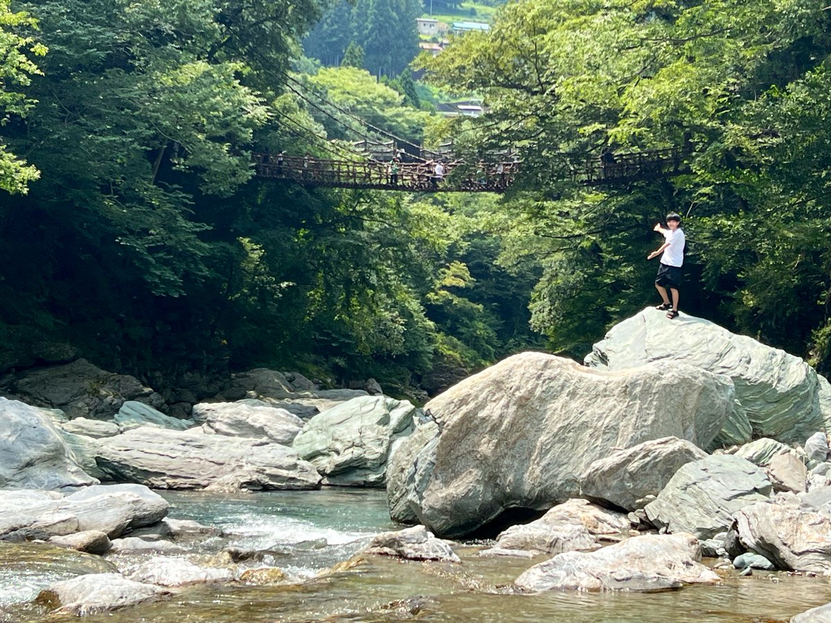 徳島 祖谷のかずら橋に行ってきた🌳

サンダルで渡るのこわすぎた🥺
