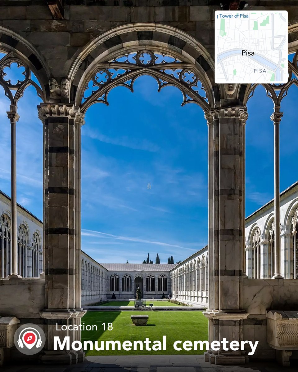 MyVoiceMap's tweet image. Why is Pisa&apos;s landmark square called the Square of Miracles? ✨

Hear about the origins of its name – known locally as Piazza del Duomo – on this walking tour by @discoverypisa. 

🔗voicemap.me/towerpisa

#Pisa #SquareOfMiracles #UNESCO #VoiceMap #AudioTour #VisitItaly