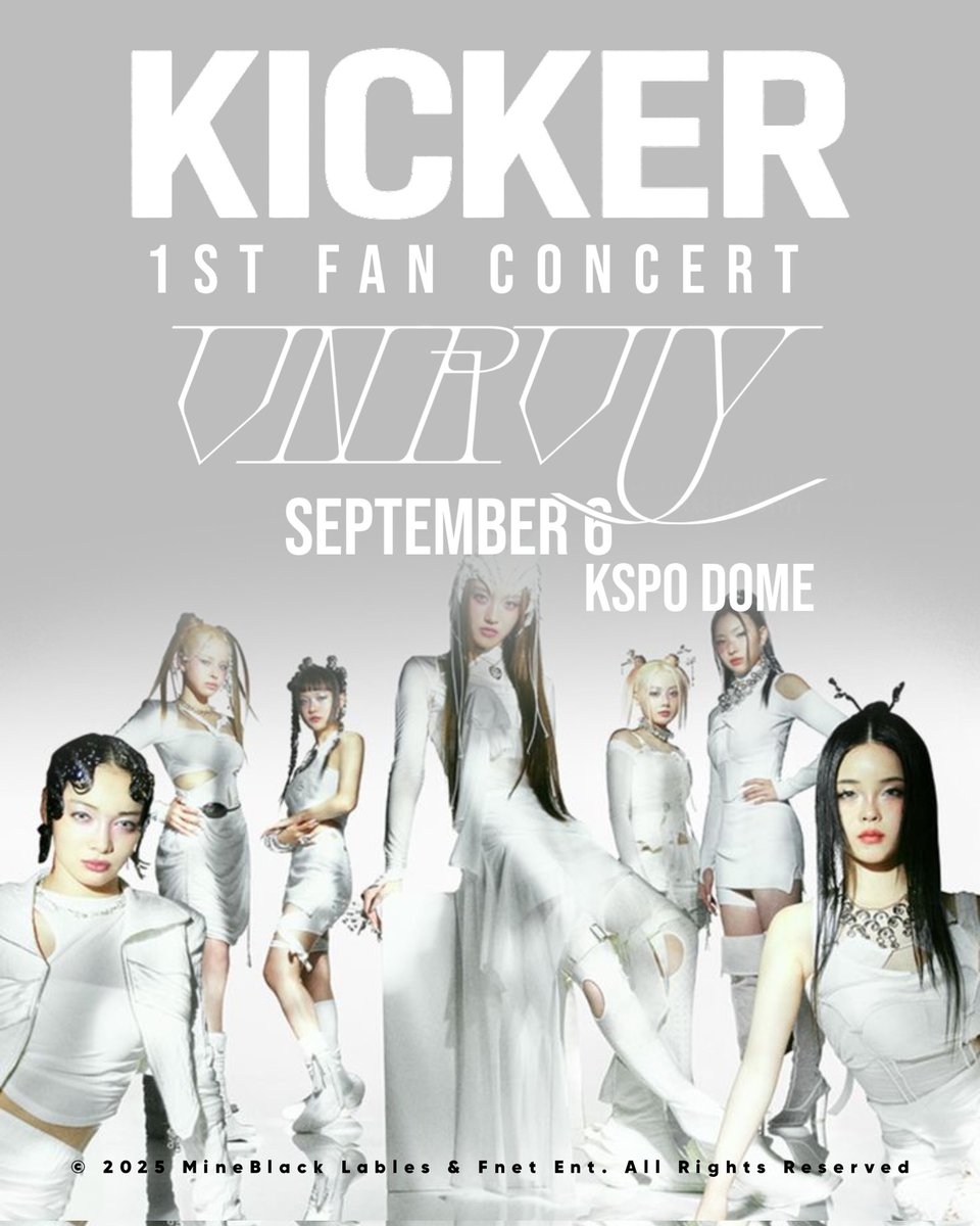 MineBlackLables's tweet photo. [OFFICIAL ANNOUNCEMENT]

🔥 Kicker is ready for their FIRST FAN CONCERT! 🔥

Stay tuned for more details including ticketing, dates, and exclusive content. 👀💥

#Kicker #UNRULY #MineBlackLabels #Fnet https://t.co/mSQdyCAJY5