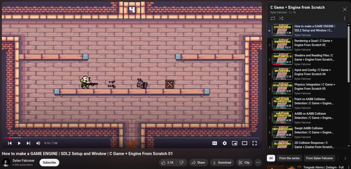 Building 2D game engine.  Not complete but can get you started. and if you want 3D in better detail check out Travis Vroman's playlist