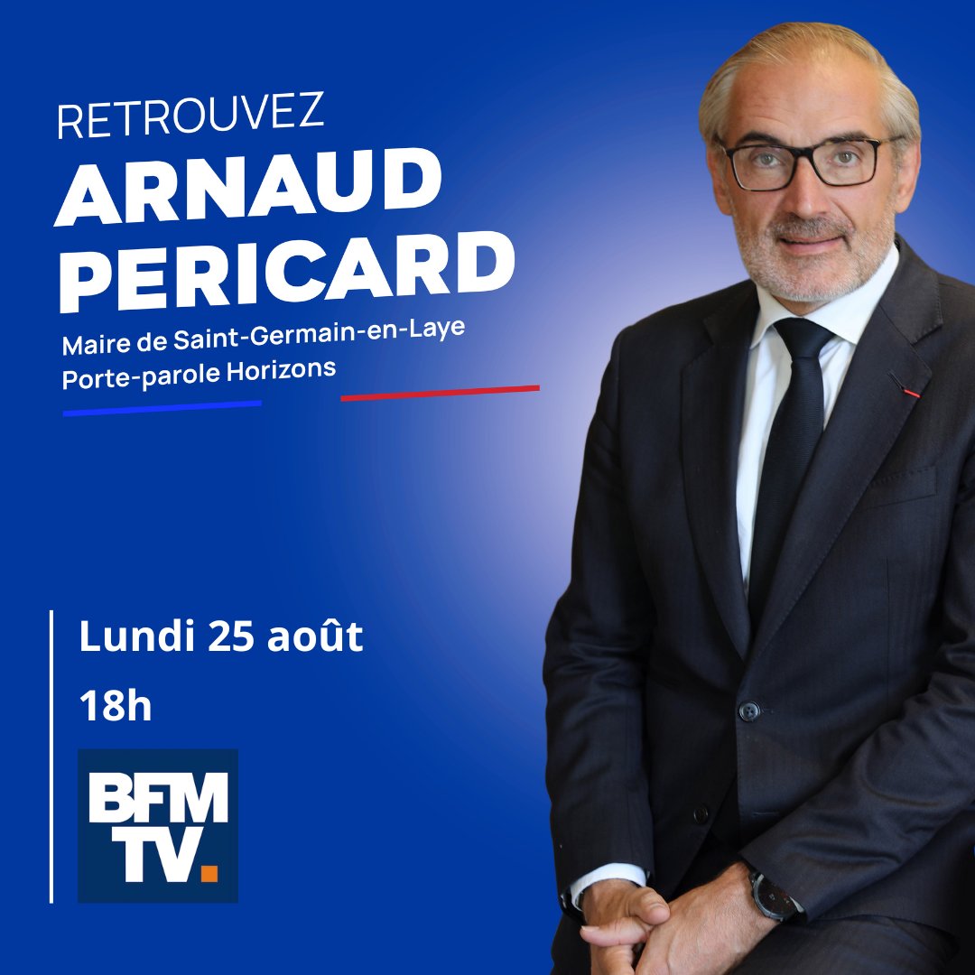 #BFMTV | Je serai à 18h sur <a href="/BFMTV/">BFMTV</a> dans l’émission "BFM Story", au micro d’<a href="/AlainMarschall/">Alain Marschall</a> et <a href="/Olivier_Truchot/">Olivier Truchot</a> pour décrypter l’actualité politique du moment et réagir à la conférence de presse de F. Bayrou.

À tout à l’heure ! 
#rentrée