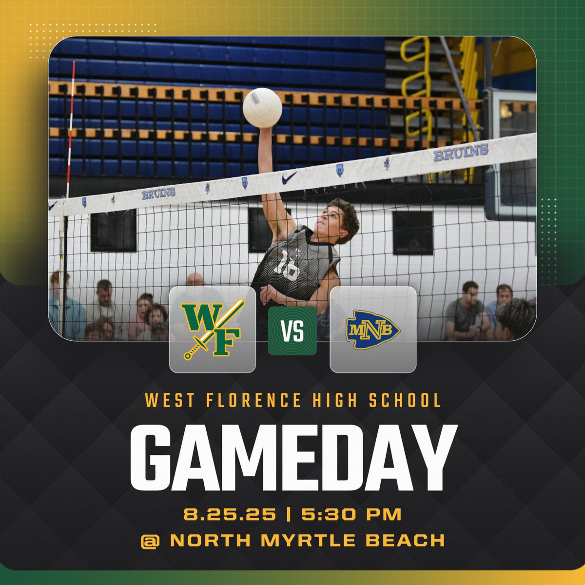 GAME DAY! Mens Volleyball gets things started tonight in Little River!