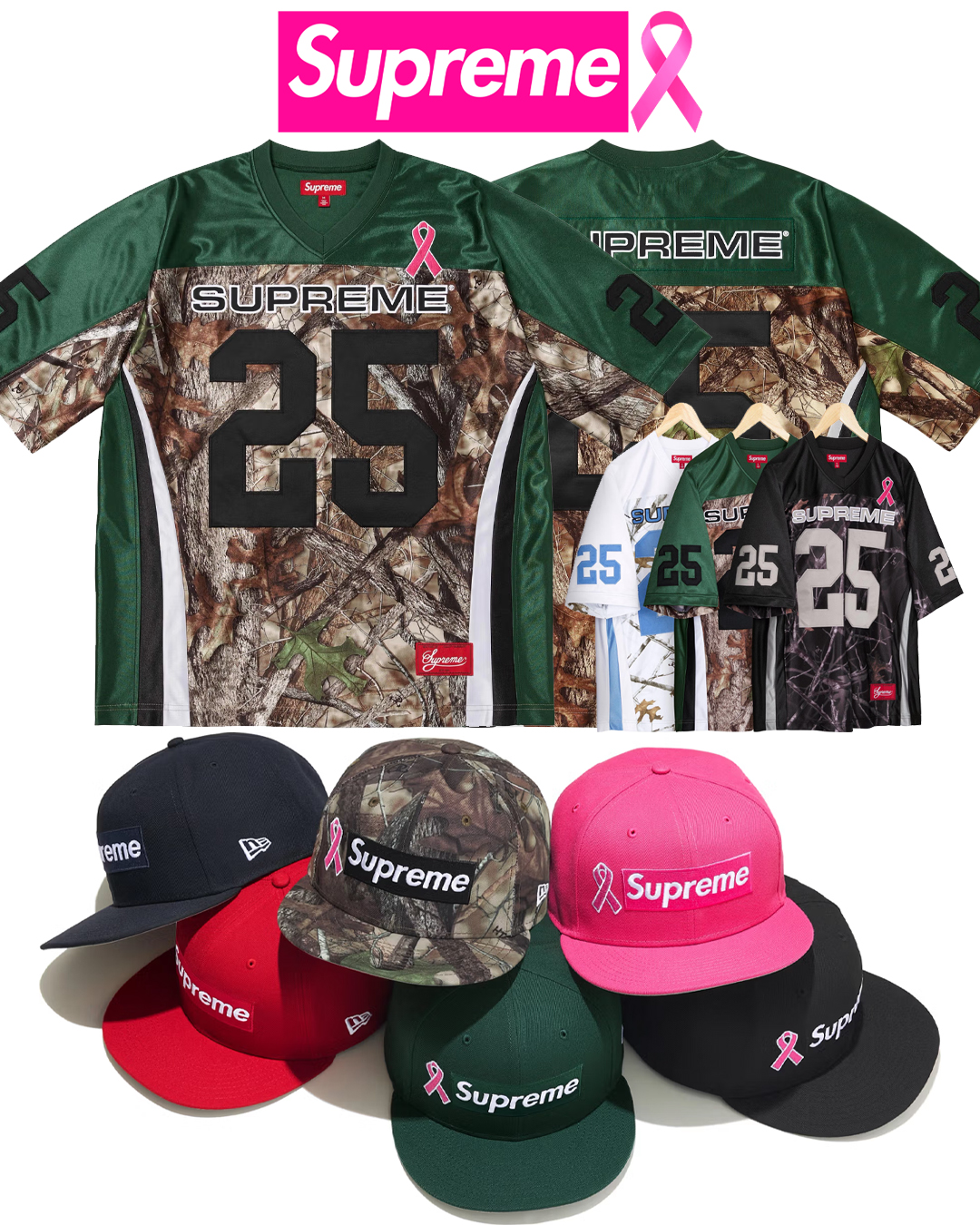 シュプリーム Breast Cancer Awareness Box Logo Fall/Winter 2025 Preview – Supreme