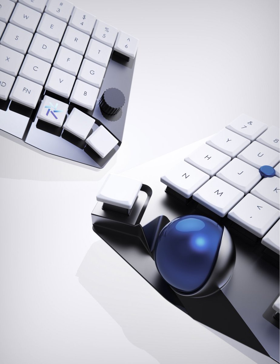 UniboardTech's tweet image. Typing, clicking, scrolling - all from one board.
Uniboard combines a split ergonomic design with a built-in trackball and hotkeys, so you don’t have to reach for a mouse anymore. 
💡 Back us on Kickstarter today: kickstarter.com/projects/unibo… (link also in bio)

#keyboard #desksetup