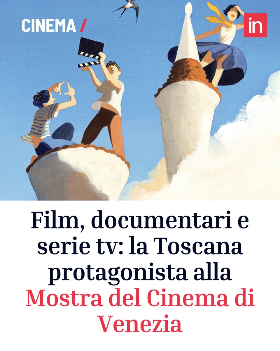La Toscana protagonista all’82esima edizione della Mostra Internazionale d’Arte Cinematografica <a href="/la_Biennale/">La Biennale di Venezia</a>, che si terrà dal 27 agosto al 6 settembre, con diversi progetti girati nella regione che saranno presentati nelle sezioni del festival 
bit.ly/ToscanaCinemaV…