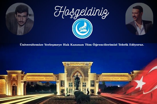 Vatanını, milletini ve devletini seven, yüreği ülkü dolu tüm genç kardeşlerimizi üniversitemize yerleşmeye hak kazandıkları için yürekten tebrik ediyoruz.  
Köklü geçmişi, güçlü akademik yapısı ve milli duruşuyla Selçuk Üniversitesi’ne hoş geldiniz.