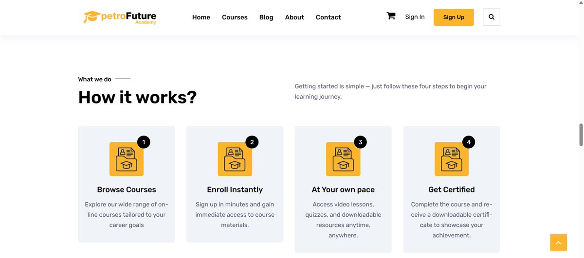 More Sections from this LMS website.

Send a dm, let's build your dream website.