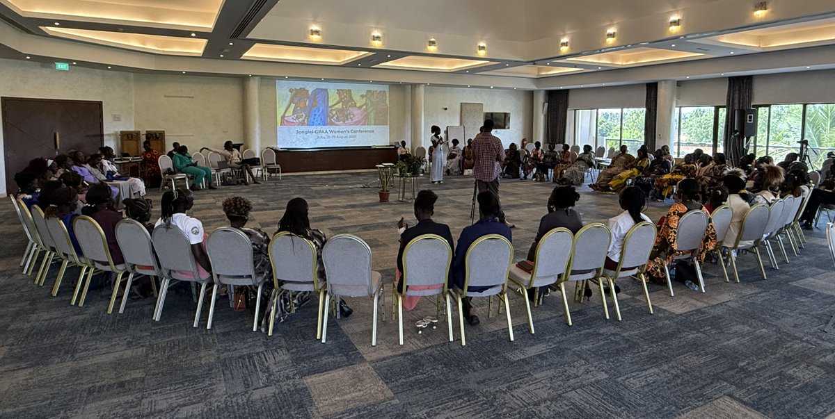 Day 01: Jonglei-GPAA Women's Conference continues…

The afternoon session focused on what peace means to me/us. 

Some great responses: 

Peace is…
- love
- unity
- hard work 
- respect 
- intermarriage 
- freedom
- development 
- co-exist 
- sharing 
- forgiveness 

#SSOX