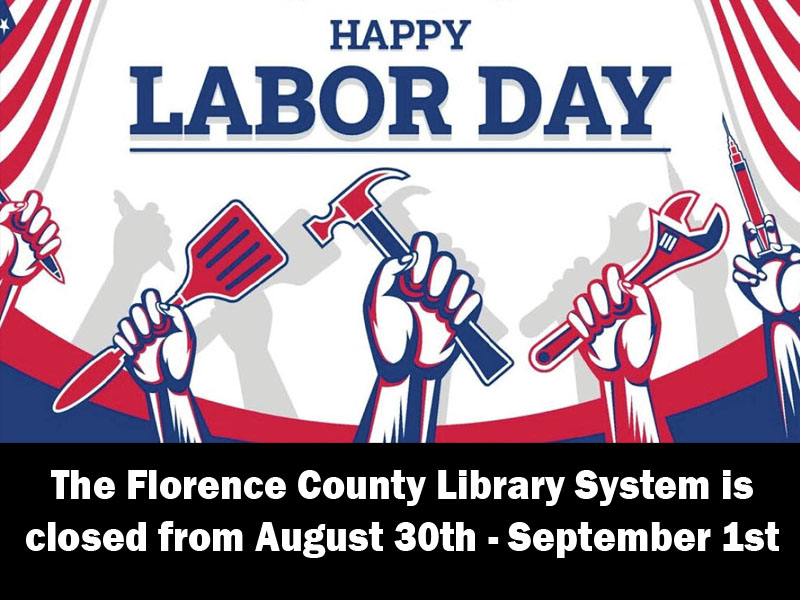 FloCoLibrarySC's tweet image. Happy Labor Day! Enjoy your day of rest! (we'd recommend a good book)