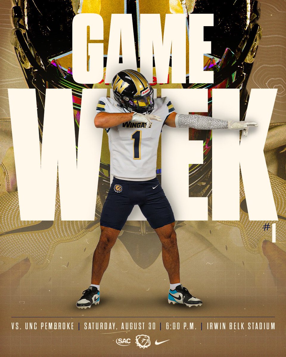 Wingate Bulldogs (@wu_bulldogs) on Twitter photo FINALLY GAME WEEK!
See you Saturday night at Irwin Belk Stadium
#OneDog | <a href="/WingateFb/">Wingate Bulldogs Football</a> FINALLY GAME WEEK!
See you Saturday night at Irwin Belk Stadium
#OneDog | <a href="/WingateFb/">Wingate Bulldogs Football</a>