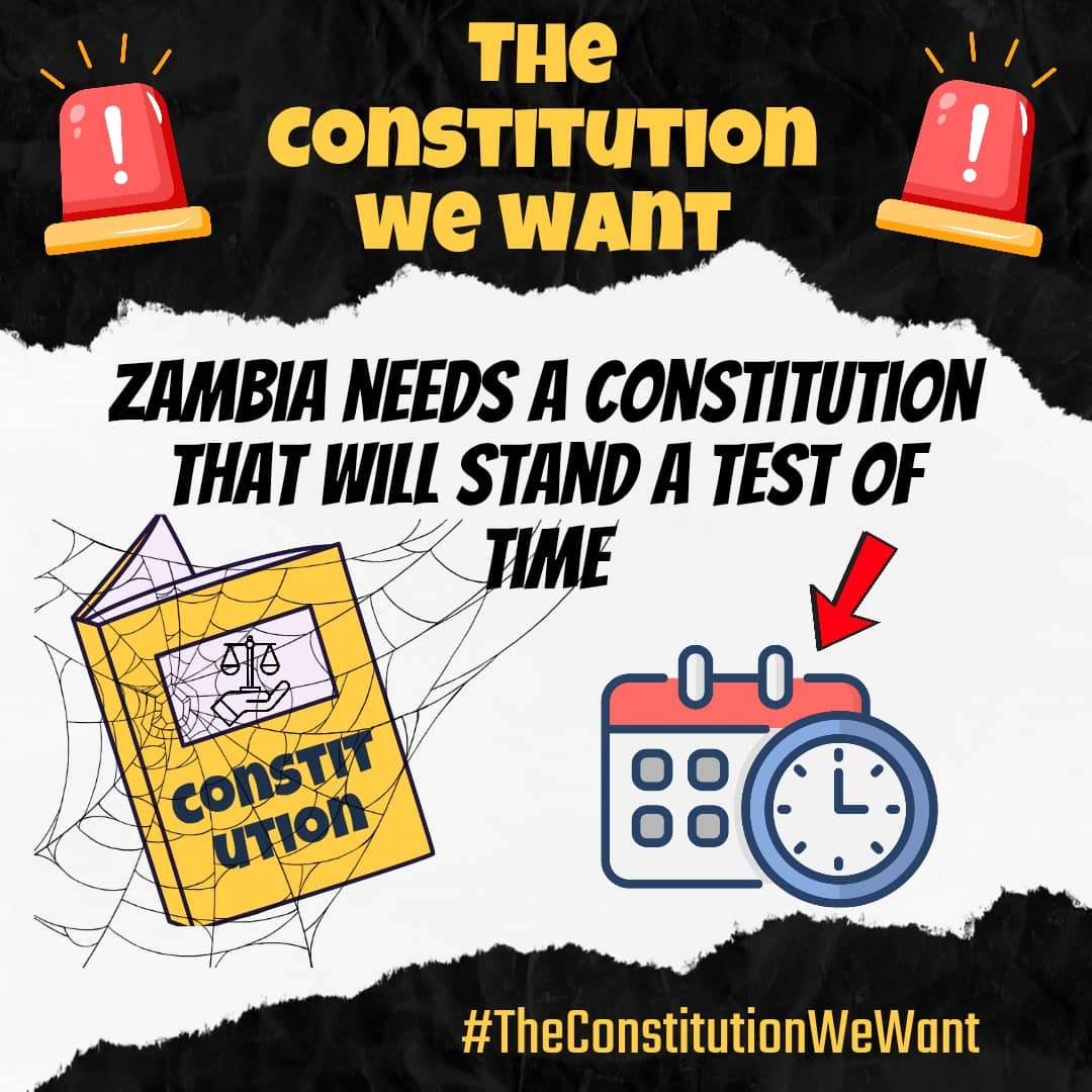 Building a constitution that lasts, for a Zambia that thrives. Let's put people at the heart of constitutional reform
#TheConstitutionWeWant
