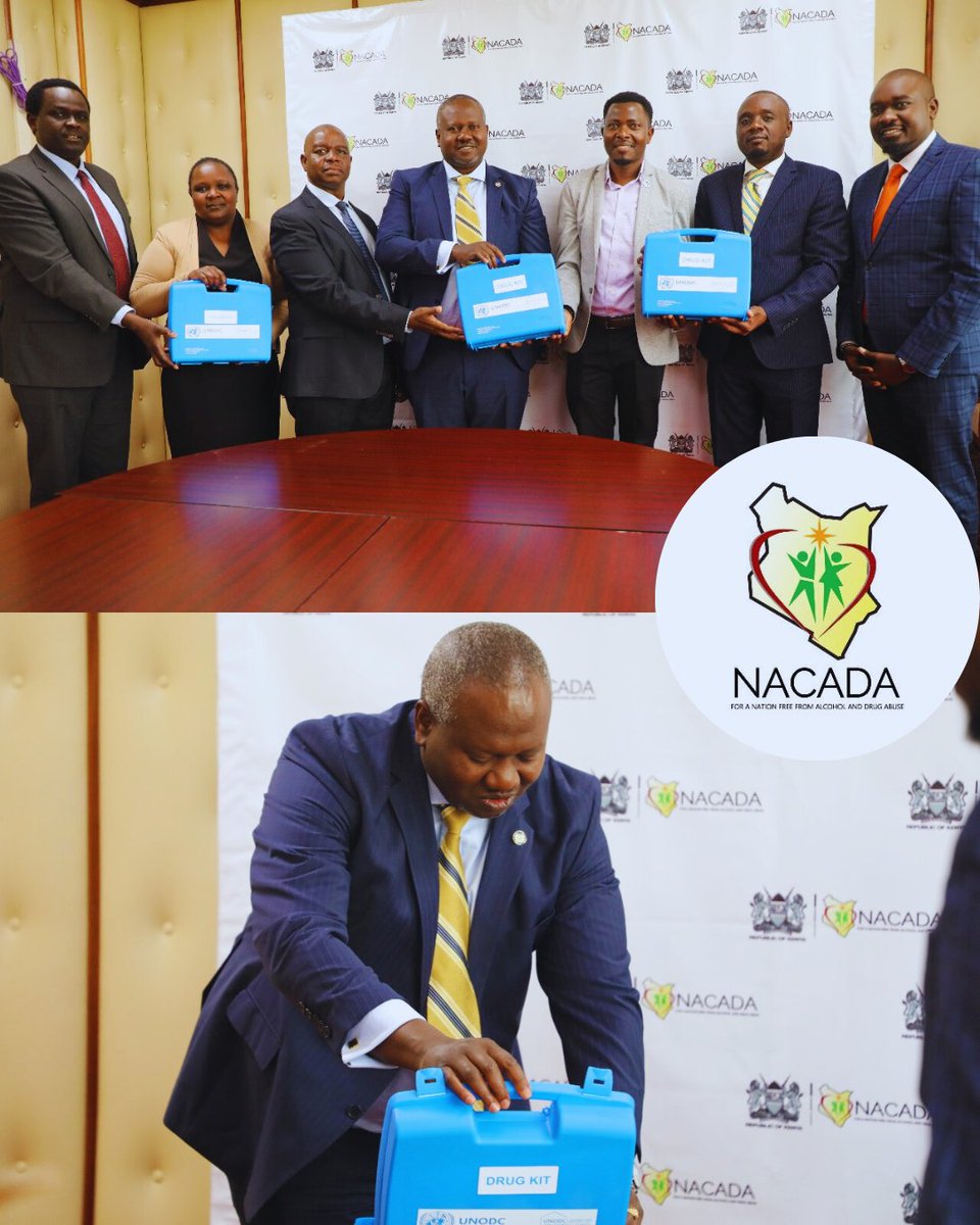 FAMOUS MEDIA (@thefamoustvke) on Twitter photo NACADA Receives Drug Test Kits from UNODC to Strengthen Anti-Narcotics War
Speaking during the handover ceremony, NACADA CEO Dr. Anthony Omerikwa described the donation as a timely reinforcement in the battle against drug and substance abuse
<a href="/NACADAKenya/">NACADA Kenya</a> NACADA Receives Drug Test Kits from UNODC to Strengthen Anti-Narcotics War
Speaking during the handover ceremony, NACADA CEO Dr. Anthony Omerikwa described the donation as a timely reinforcement in the battle against drug and substance abuse
<a href="/NACADAKenya/">NACADA Kenya</a>