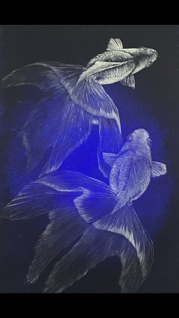 油彩画 魚の群れ 楽天市場】絵画 土屋昭雄 油絵・油彩画 『マンボウ』 魚 一点物