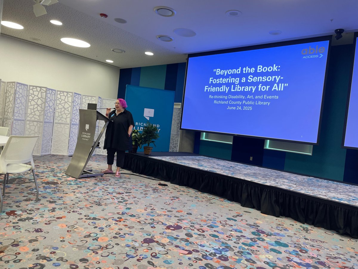 🎉 Exciting news! This summer, we held a Sensory Friendly Library presentation at Richland County Public Library! 🏫✨ From sensory activities to inclusive resources, we are committed to fostering a welcoming environment for all! #SensoryFriendly #DisabilityInclusion