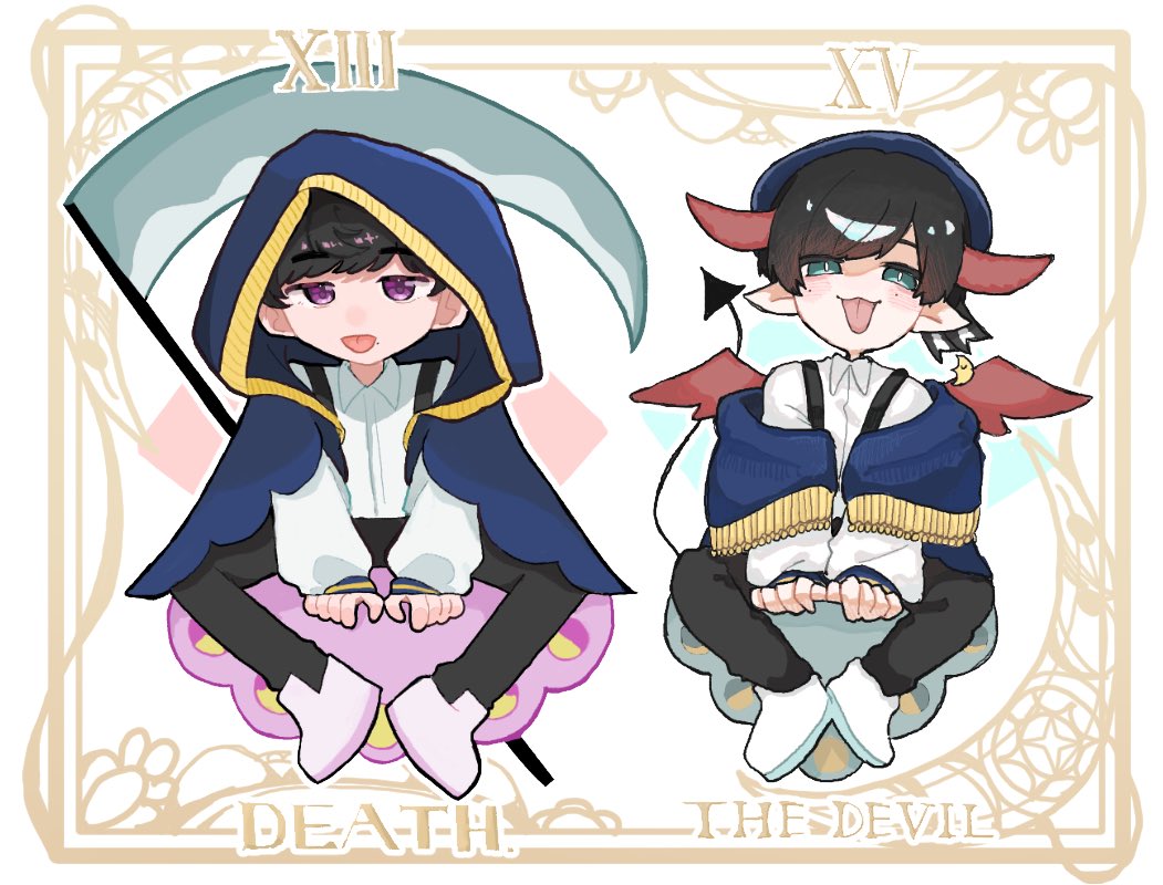 いとちゃんと絵チャで合作🌕♊️
#9kえふえー