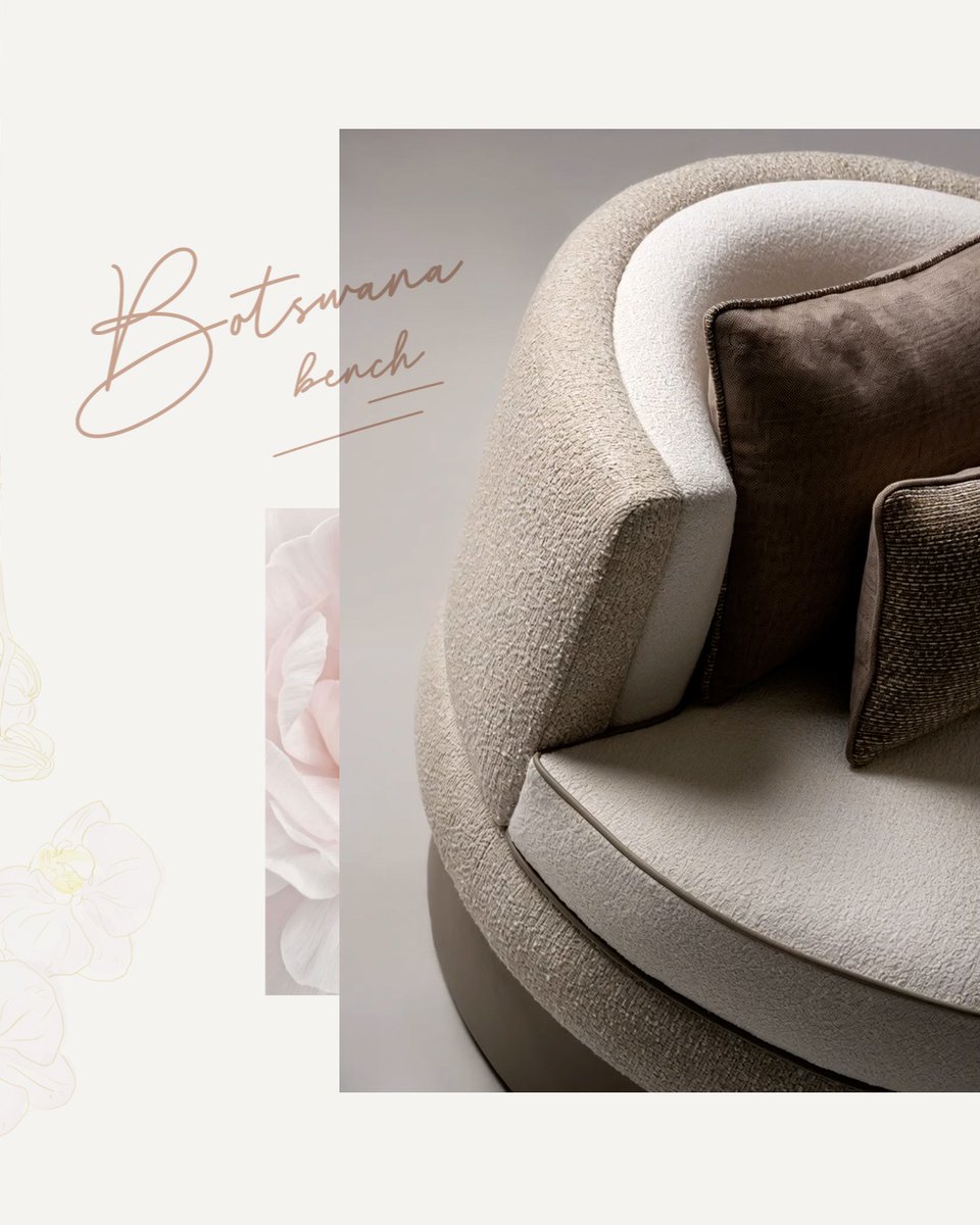 The art of the pause.

With its graceful silhouette and tactile comfort, the Botswana Bench is more than seating—it’s an invitation to linger. Perfect in the bedroom, hallway, or any corner that calls for calm.

l8r.it/TDij

#FratoInteriors #NewCollection