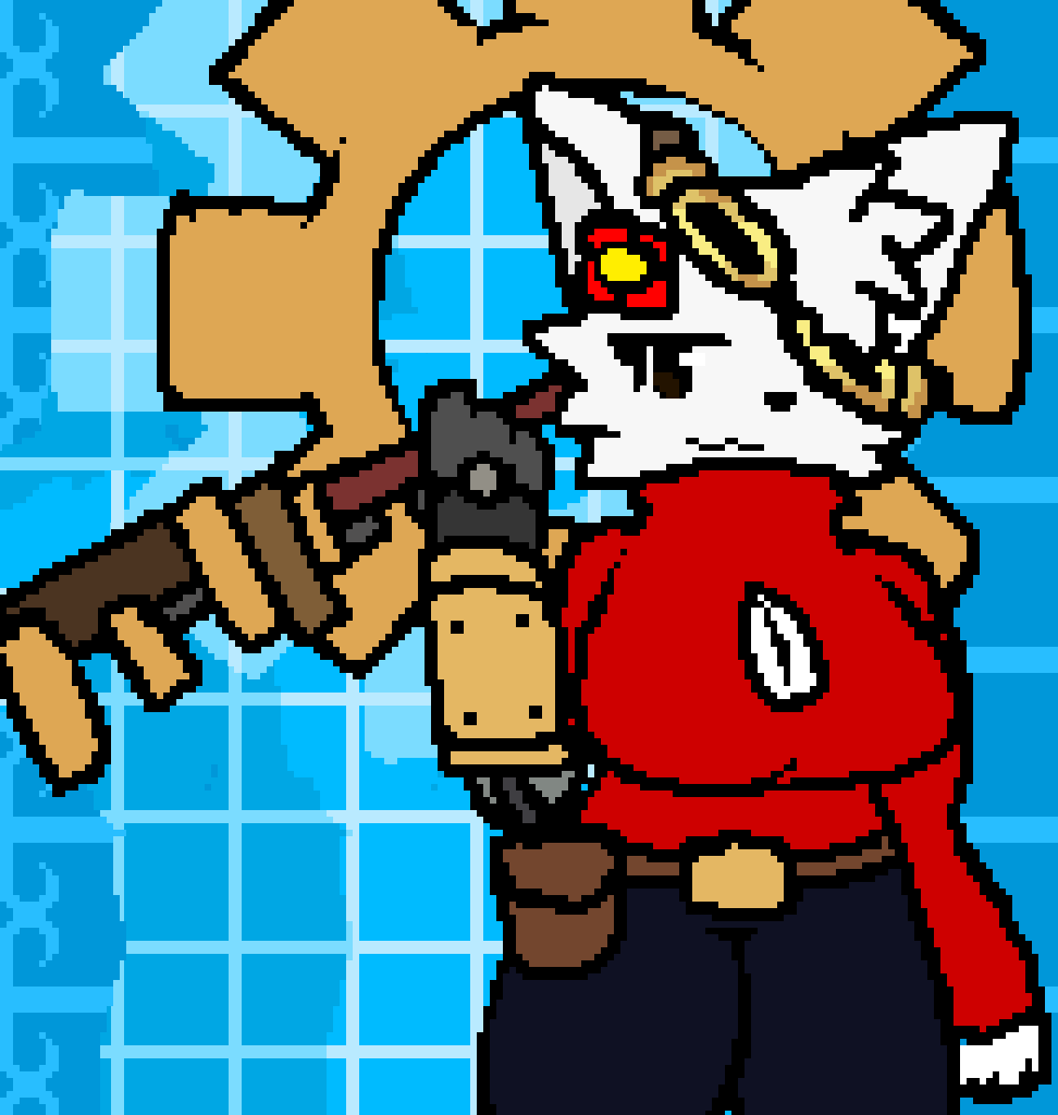 Someone drew my sona as a furry. Loved it