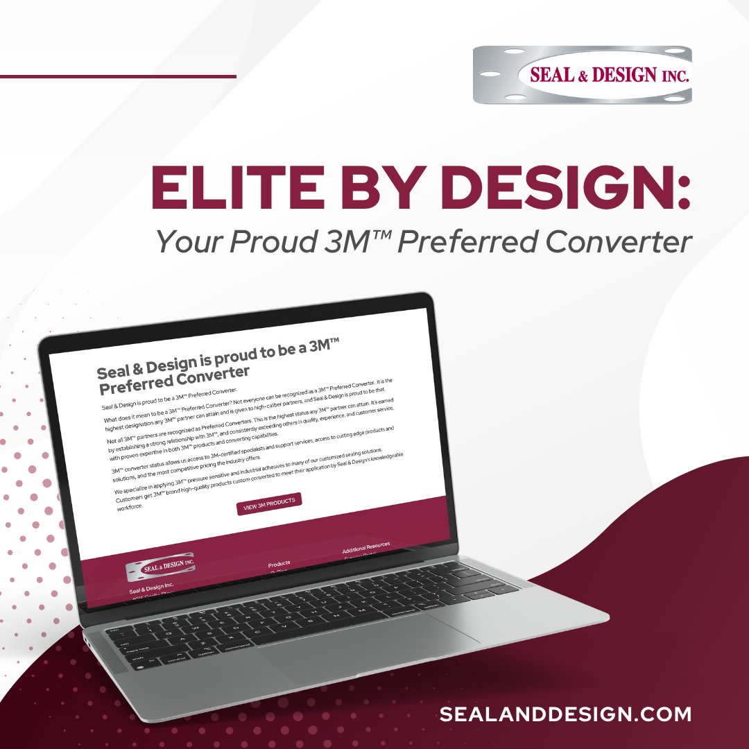 Elite by Design: We’re a proud 3M™ Preferred Converter—3M’s highest designation for quality, reliability &amp; service.

Partner with us for trusted performance backed by one of the world’s most respected brands.

Learn more: hubs.li/Q03BXmT80

#3M #ManufacturingExcellence