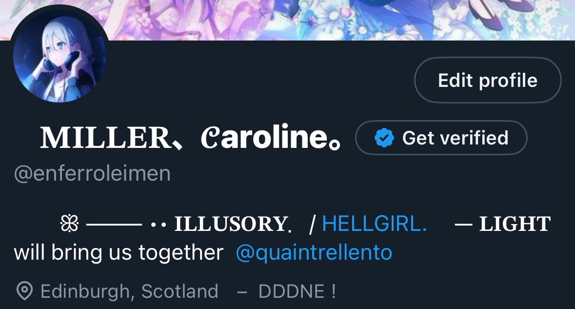  ︎ ︎ 𝐌𝐈𝐋𝐋𝐄𝐑、𝓒aroline。 tweet media