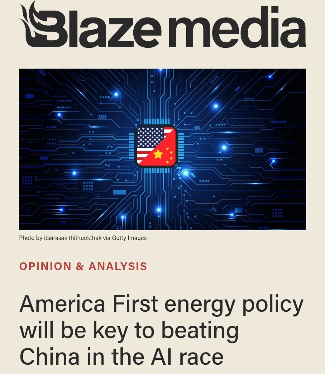 EmergingIssuesX's tweet image. Donald Trump’s agenda is reviving energy dominance. But without massive acceleration, our AI ambitions will stall against the Chinese.