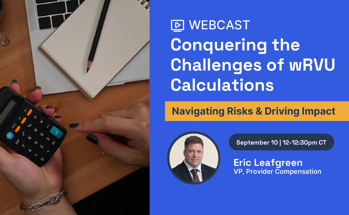 DocTimeLog's tweet image. Getting wRVUs right matters. Errors can create compliance risks, financial losses & strained provider relationships.
Join us Sept 10, 12–12:30 PM CT for our webcast: Conquering the Challenges of wRVU Calculations with Eric Leafgreen.
Register: ludiinc.com/conquering-cha…
