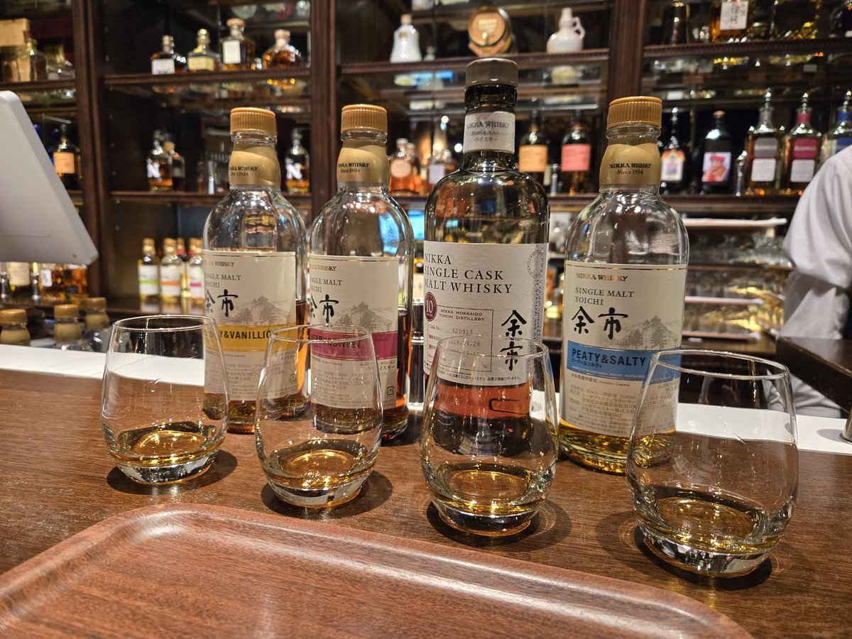 余市蒸留所で試飲などした