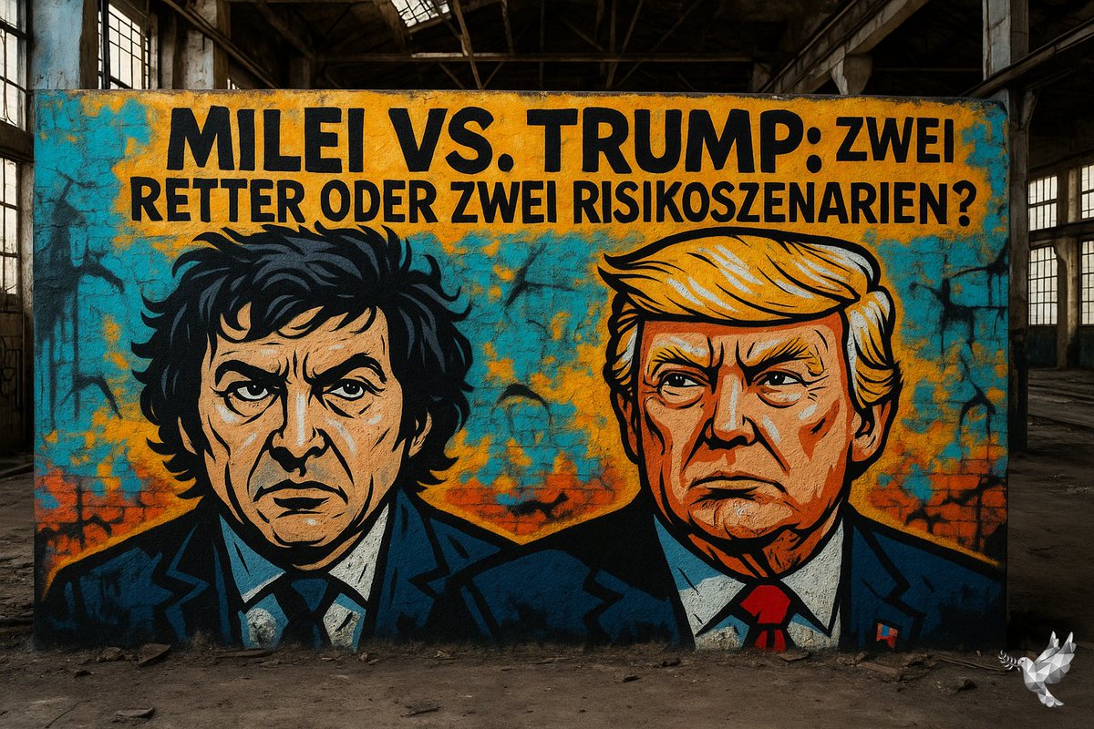#Milei vs. #Trump: Zwei Retter oder zwei Risikoszenarien?

Was haben Javier Milei und Donald Trump gemeinsam – und warum trennt sie doch ein politisches Universum? 

alldispost.com/jenseits-von-r…
