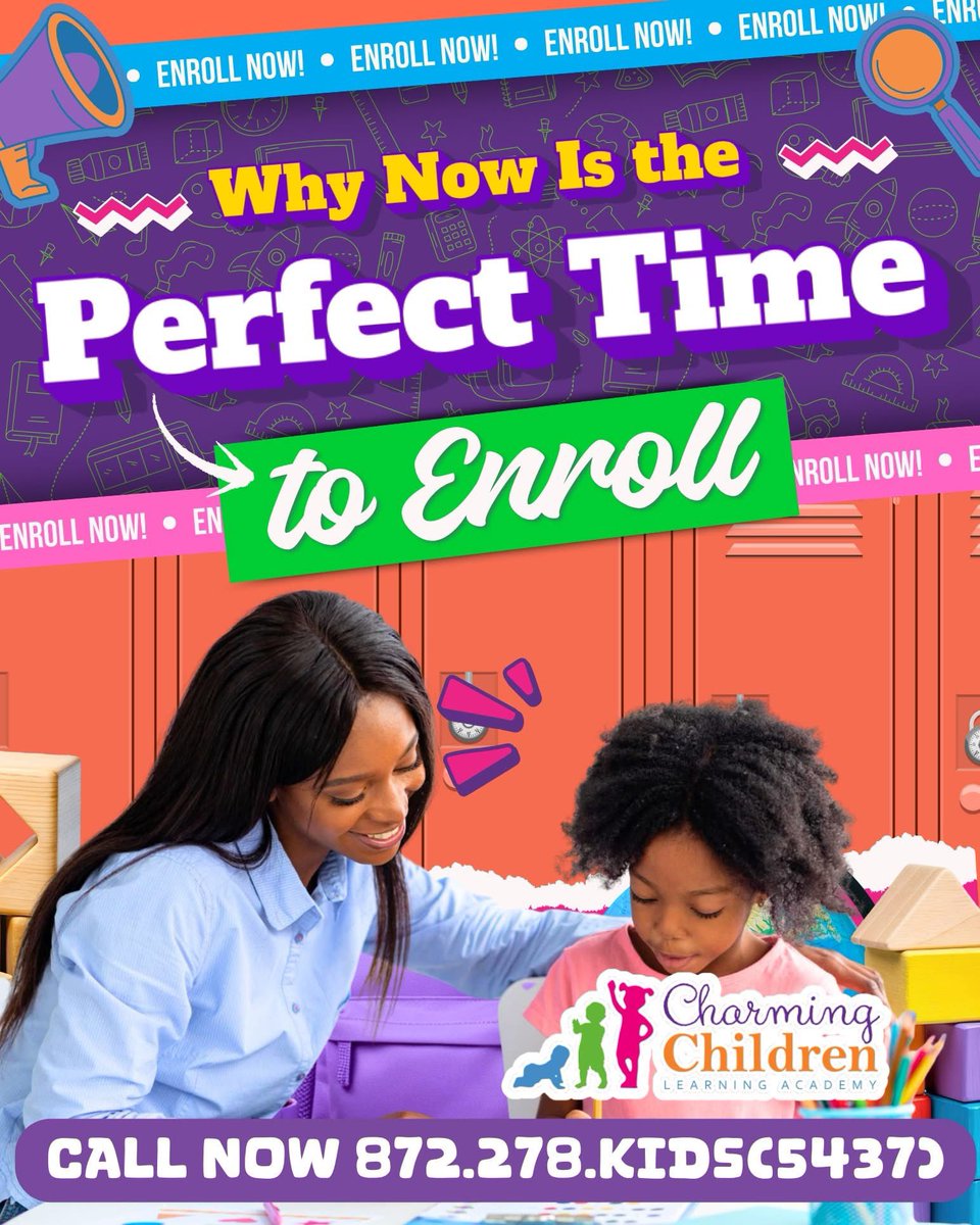 📚✨ Big dreams start small, and the journey begins here!

Give your child a place filled with discovery, joy, and growth that lasts a lifetime. 🌈✏️

Spots are limited, don’t wait to secure your child’s place today!