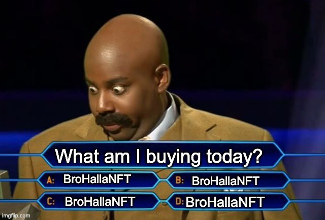 What are you buying today?
A, B, C or D ?!
