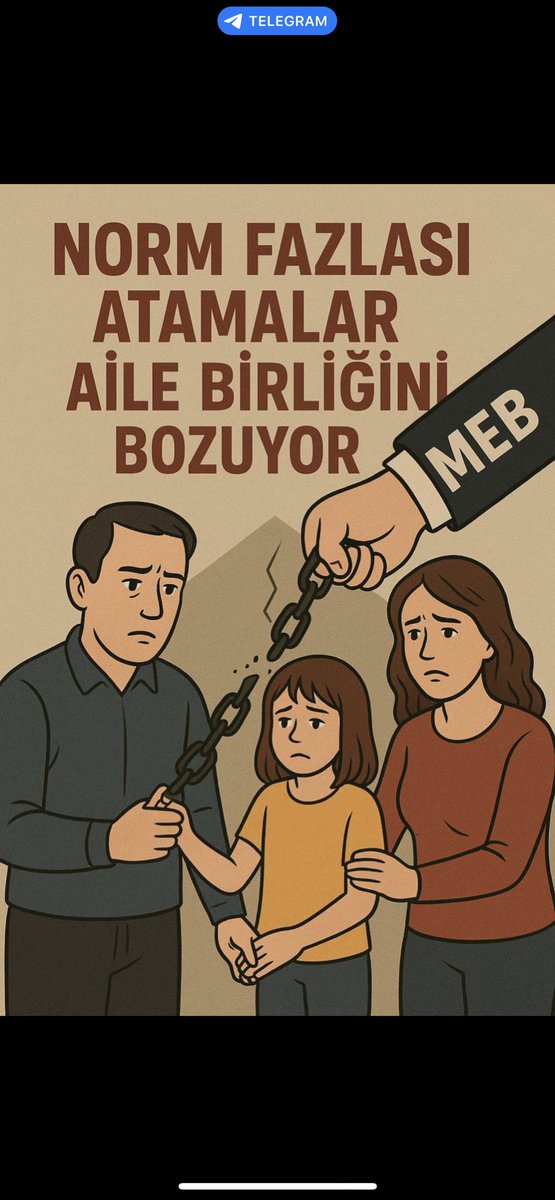 Aile yılında silemize kavuşacağımızı düşünürken hüsrana uğradık. Resen atama iptal edilsin. Aile birliği sağlansın. <a href="/tcmeb/">Millî Eğitim Bakanlığı</a> <a href="/_aliyalcin_/">Ali YALÇIN</a> <a href="/TalipGeylan06/">Talip Geylan</a> <a href="/EgitimBirSen/">Eğitim-Bir-Sen</a> <a href="/turkegitimsen/">Türk Eğitim Sen</a>